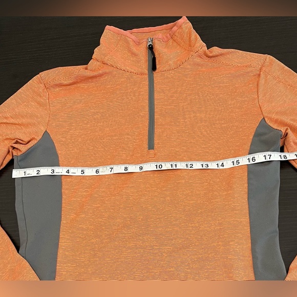 NILS Katelin Half Zip Turtleneck Mid Layer Women's Size M Grapefruit Charcoal - Picture 7 of 11